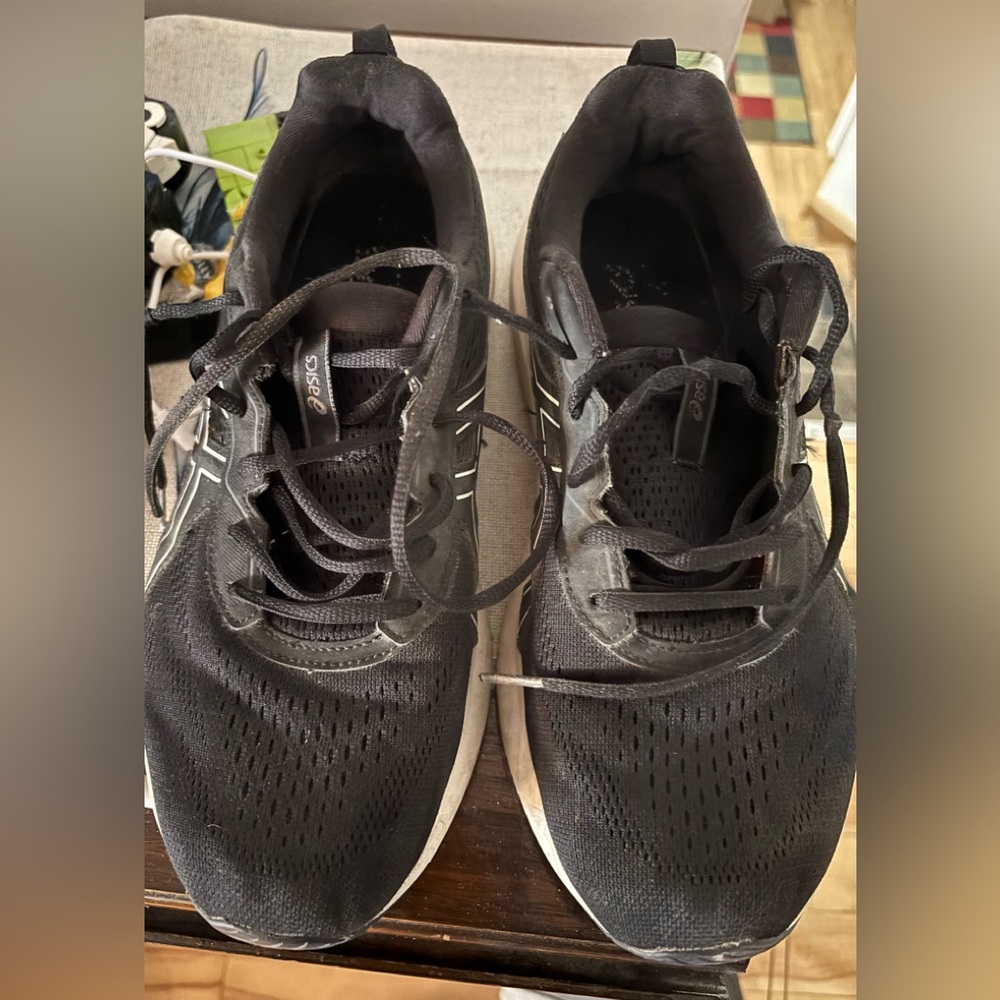 ASICS Men's Black Athletic Shoes